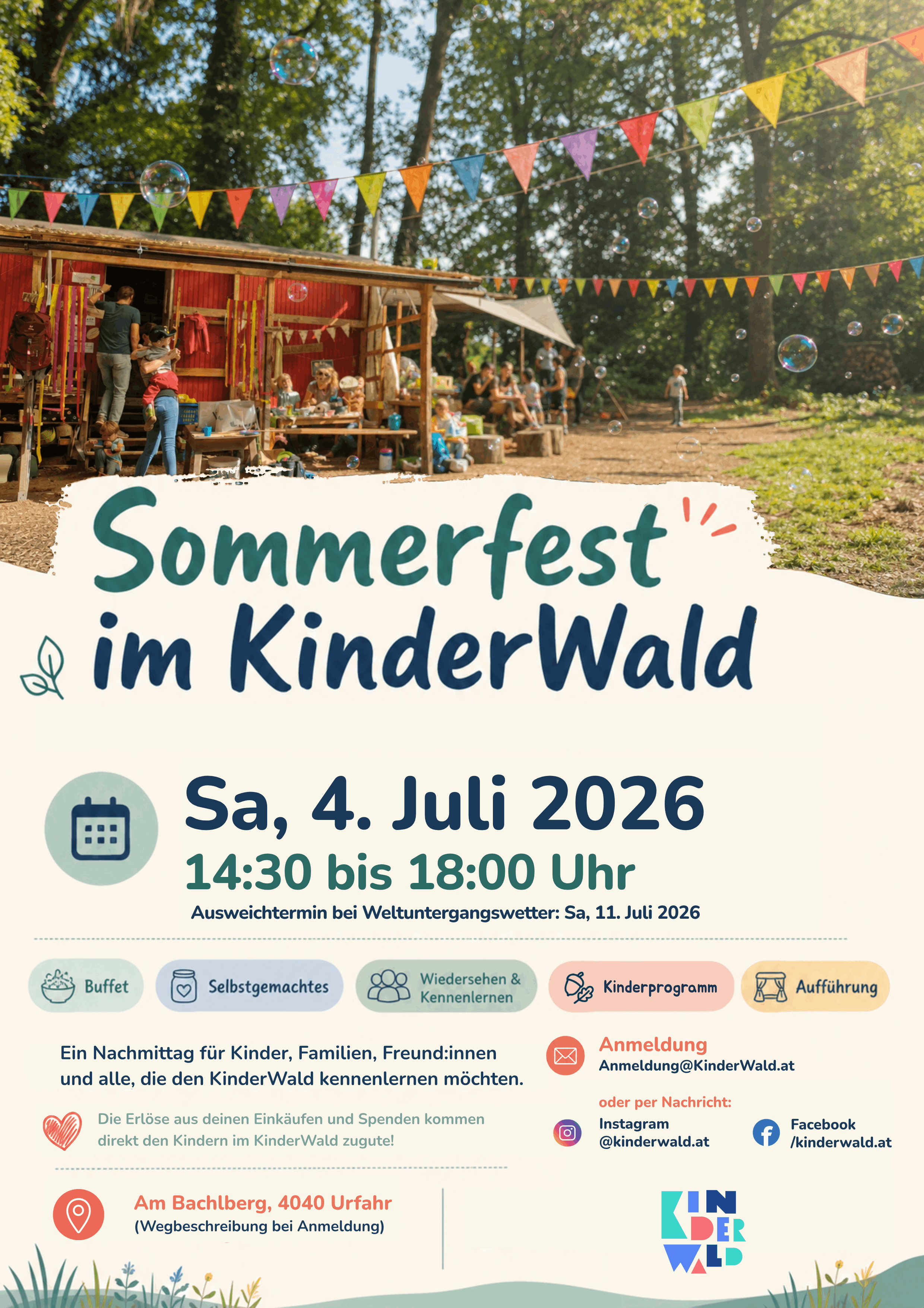 image from Einladung zum KinderWald Sommerfest 2026